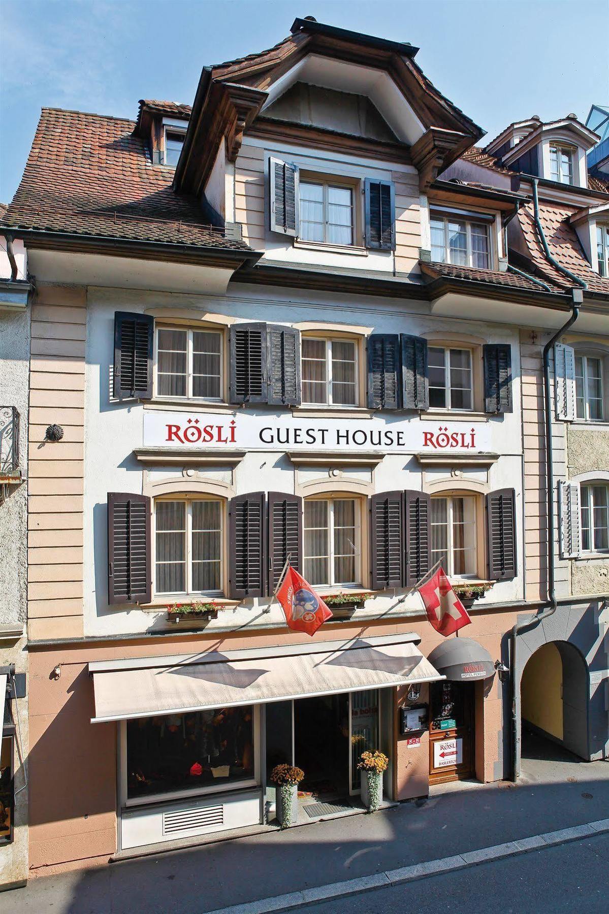Roesli Guest House Luzern Kültér fotó